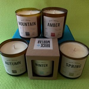 Brick and mortar candles brand new